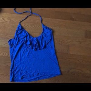 Ruffle halter